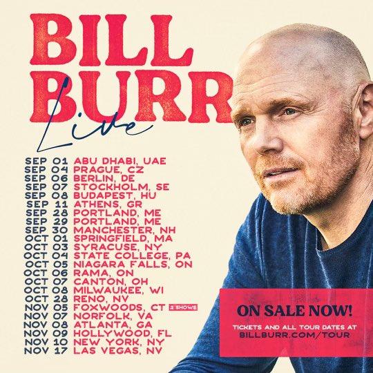billburr's tweet image. all dates on sale!
billburr.com