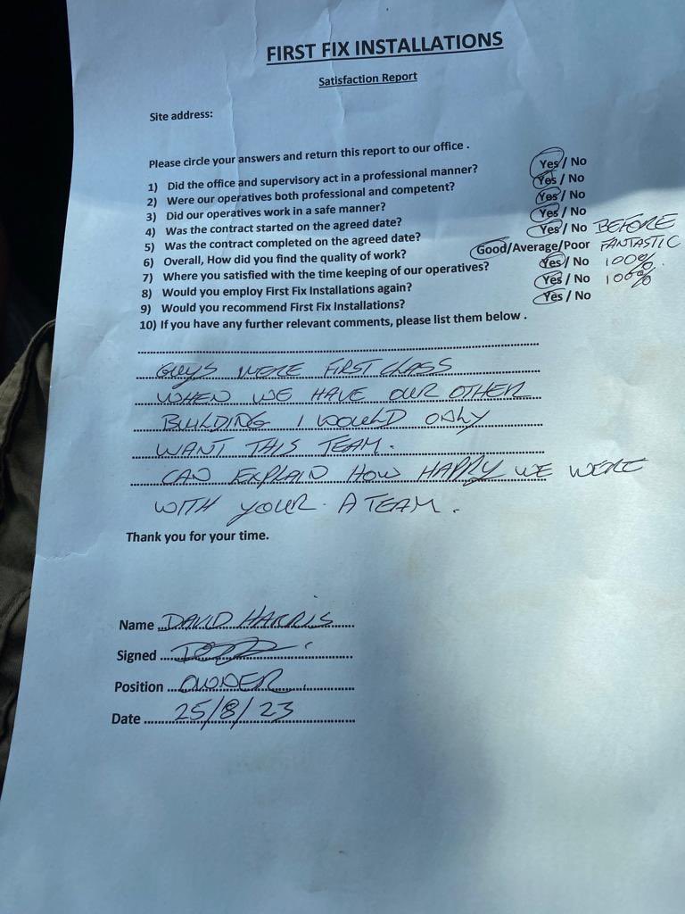 FirstFixGroup's tweet image. New equestrian site now complete and signed off .