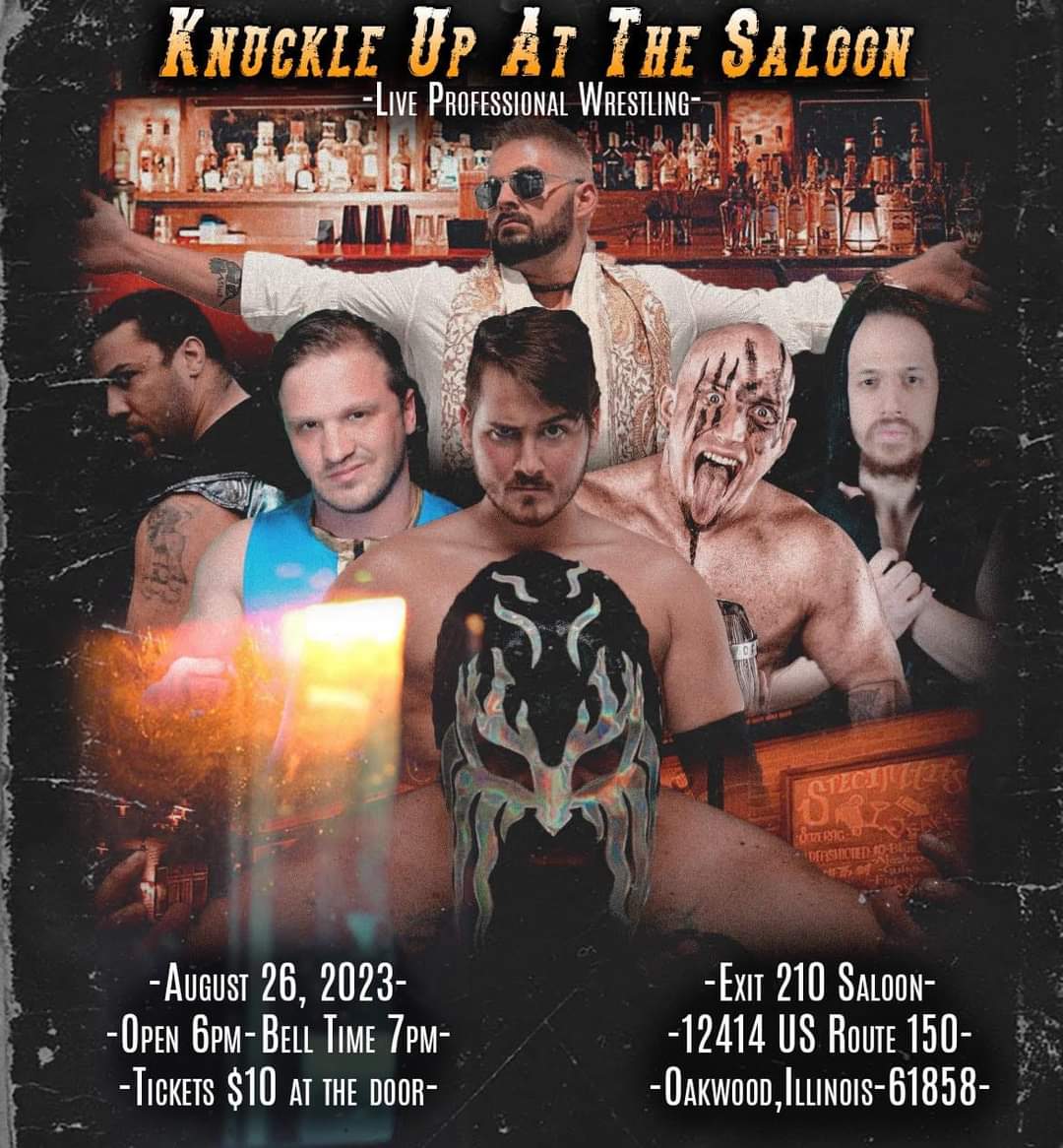 FaceCollectorJS's tweet photo. Tomorrow night I'll be making my Illinois debut for Knuckle Up At The Saloon at the Exit 10 Saloon in Oakwood, IL! Come on out and get ready to see someone lose a face or 2! #LongLiveEvil #LLE #FaceCollector #JaredSavage #MadBashStudios #GoonManagement #SupportIndieWrestling https://t.co/J5h6NcZ24S