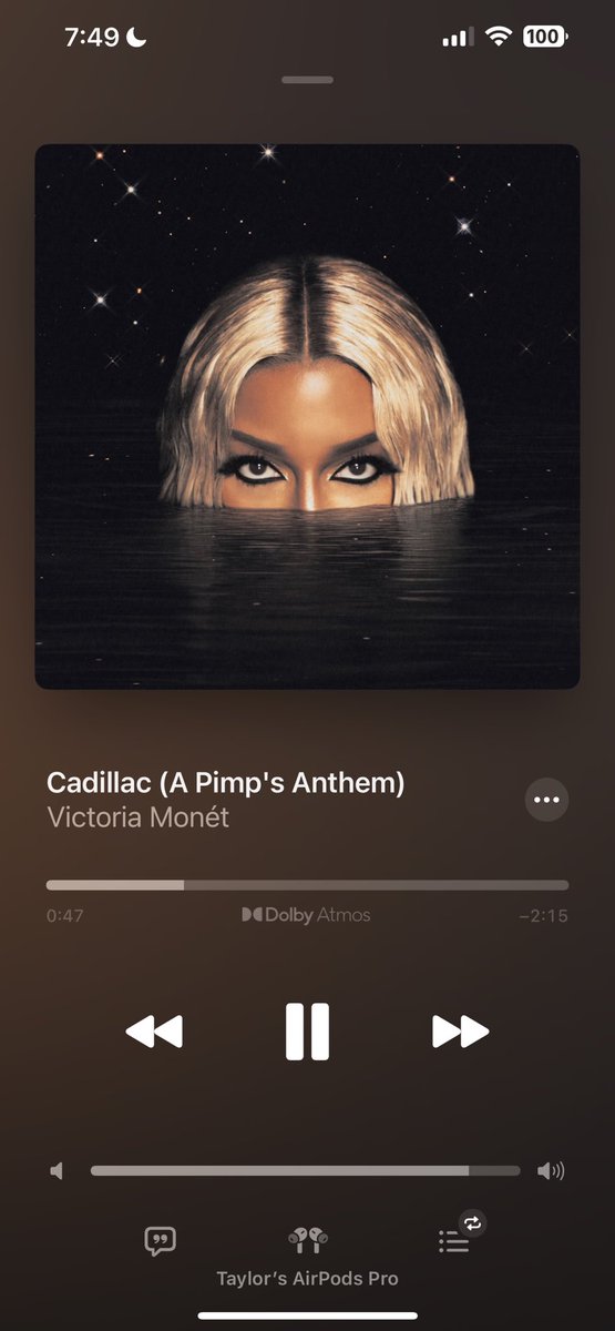 TaylorSilva13's tweet photo. Okay @VictoriaMonet this may be one of the greatest songs to ever come out… no lie… you really do be keeping it smooth like a Cadillac lol https://t.co/OSyoHBxQLD