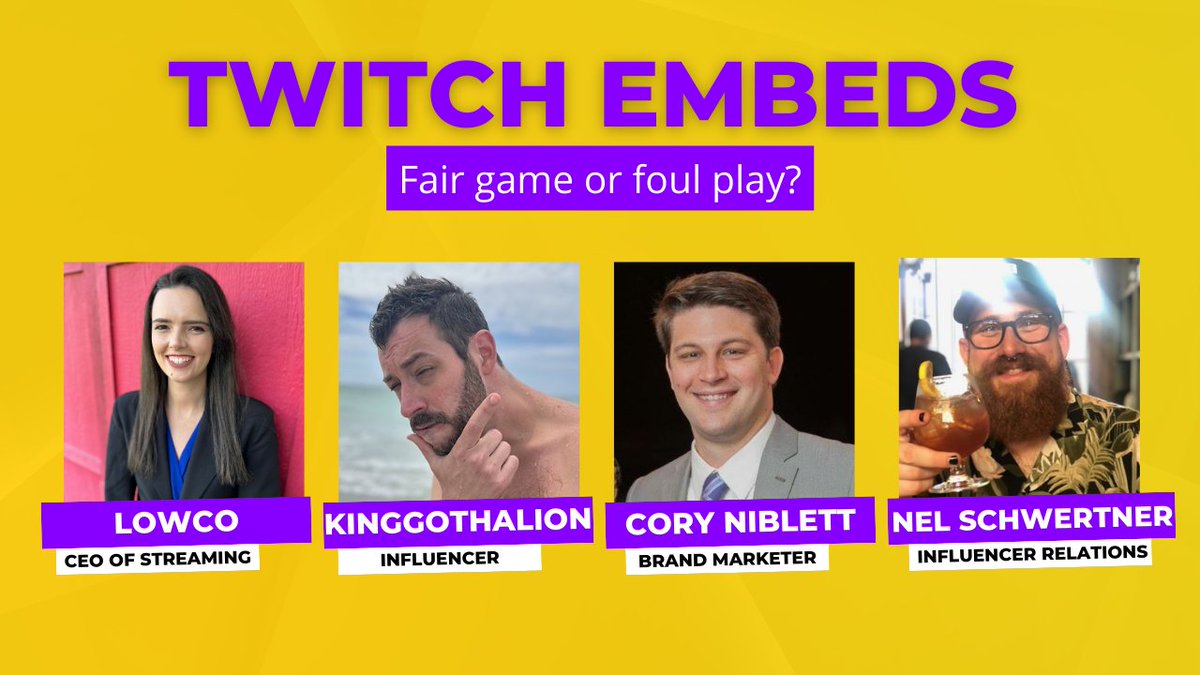 LIVE. Discussing the ethics and controversy behind Twitch Embeds

-> twitch.tv/Lowco <-