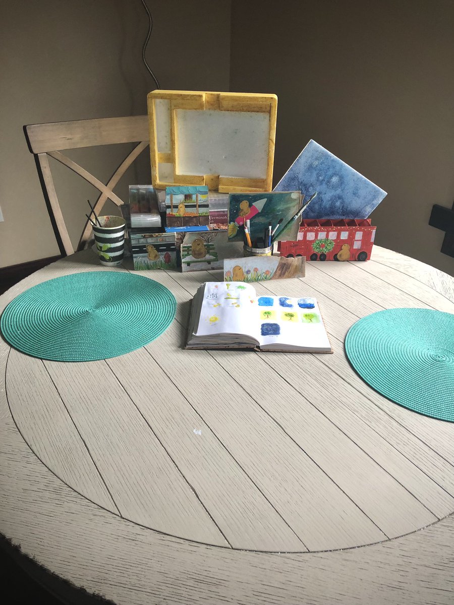 TarotStuff's tweet photo. ✨A little art section… with a work in progress on top (experience the thrill!)… 🎨❤️✨
#withlovefromtwonygirls ❤️🐾 #Art #ArtSection #LittleArtSection #NY https://t.co/GwI3QTD2DH