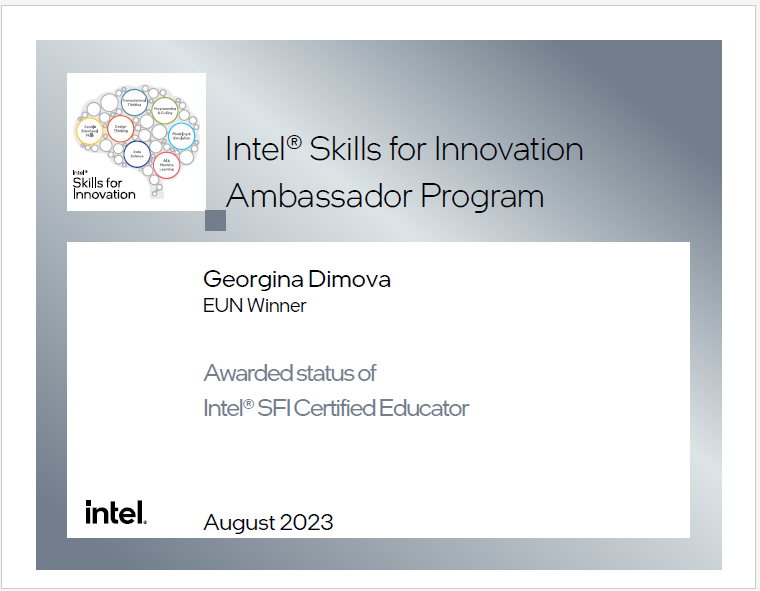 ginamkd's tweet photo. Proud of becoming Intel® SFI Ambassador #IntelSFI https://t.co/llgcFcWI0q
