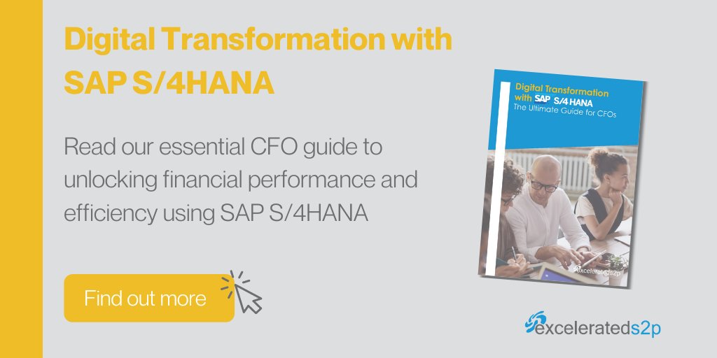Our eBook is the ultimate guide for CFOs and finance teams looking to transform and enhance their internal functions using the power of SAP S/4HANA technology.

Read it here to get the comprehensive knowledge you need to kickstart your journey: go.excelerateds2p.com/l/879142/2023-…