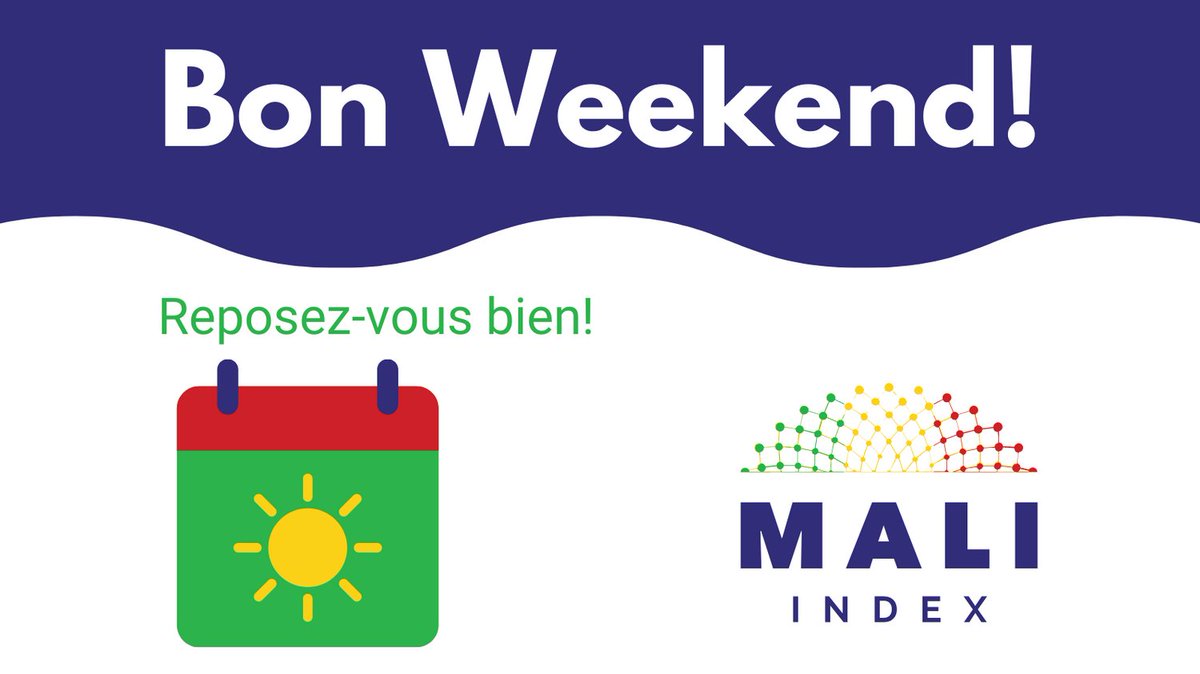 C'est le weekend! Qu'avez-vous de prévu afin de vous reposer? ☀️

#maliindex #mali #annuaireweb