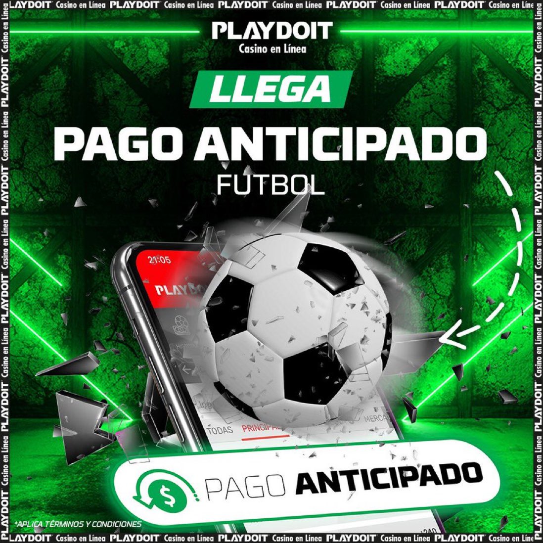 🫵🏼 Hoy hay fútbol en 🇲🇽 👋🏼

🎟Se van 5️⃣ bonos de $1,000 al azar. 

Para ser elegible, solo tienen que:

1) Dar 🔁 RT a este Tuit.

2) Comentar con el HT #ViernesDeBonosPlaydoit y #PagoAnticipadoPlaydoit 

3) Seguirnos 🫶🏻