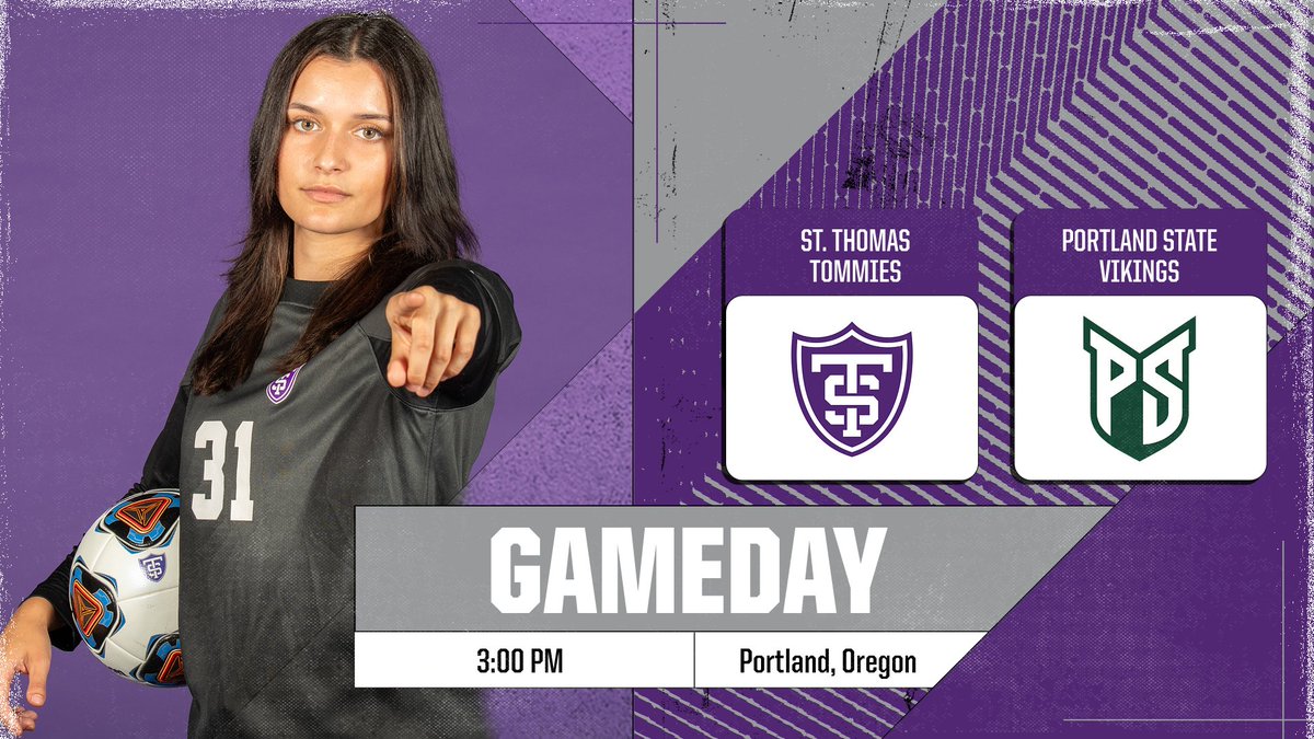 Tommies and Vikings...a battle as old as time

🆚 Portland State
⏰ 3:00 p.m.
📍Hillsboro Stadium in Portland, Ore.
📺 tinyurl.com/mr2w36t9
📊 tinyurl.com/228rz7ax

#RollToms