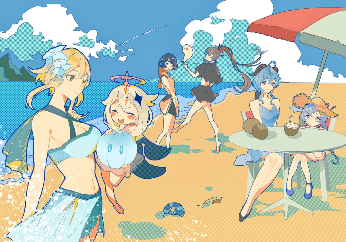 #GenshinImpact 夏の思い出！⛱️