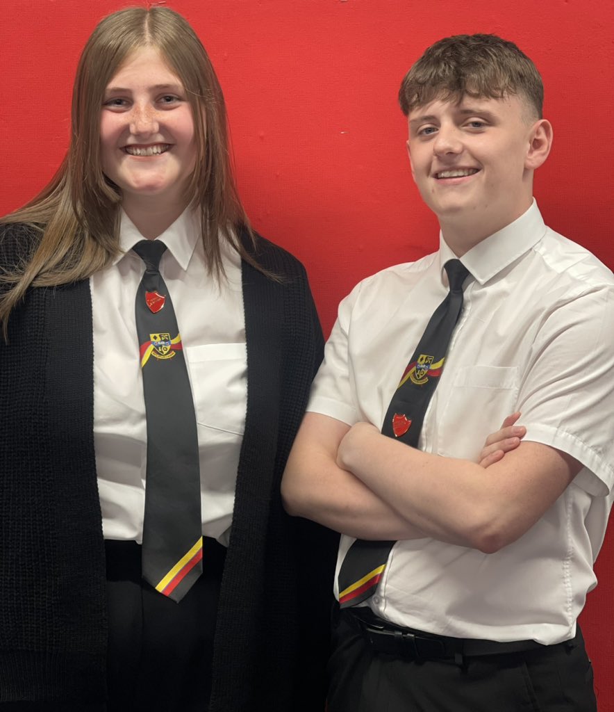 MrsPatersonLHS's tweet photo. 🔴 House Update - I am so proud to be introducing the Dewar House dream team!! Your House Captains for 23/24 will be MM &amp; MD! Let’s go Dewar 👏🏼 🥇 @JamieScobie 🔵Kelvin, we are coming for the trophy! @LochgellyHS #respect #resillience #responsibility https://t.co/W4wl2zFI3x
