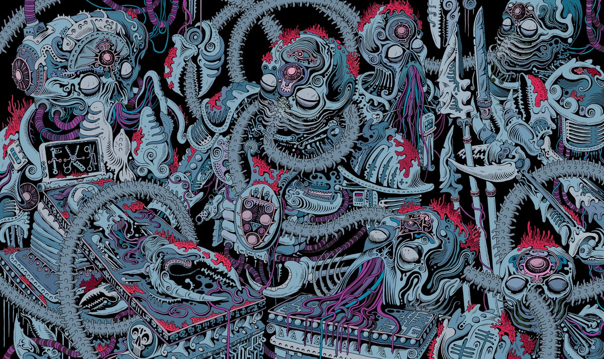 always doodling! now I just combine many small pieces into one