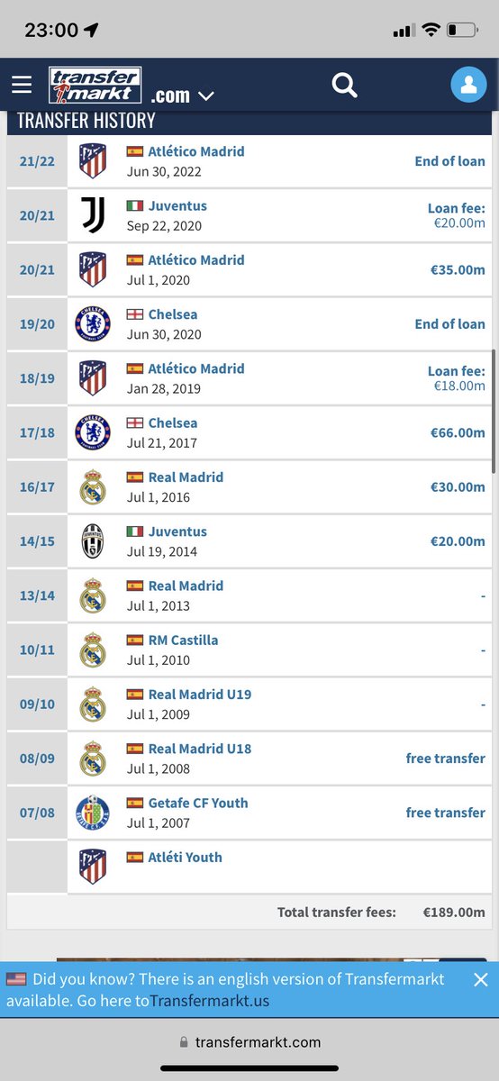 benquigley16's tweet photo. This baffles me how clubs will sign then loan out and sell a player to buy him again.. he’s rumoured to be joining Juve for 20m. I saw a post before of football’s craziest theories and someone said Morata is used for money laundering and I think they might be onto something https://t.co/vrbldG8P90