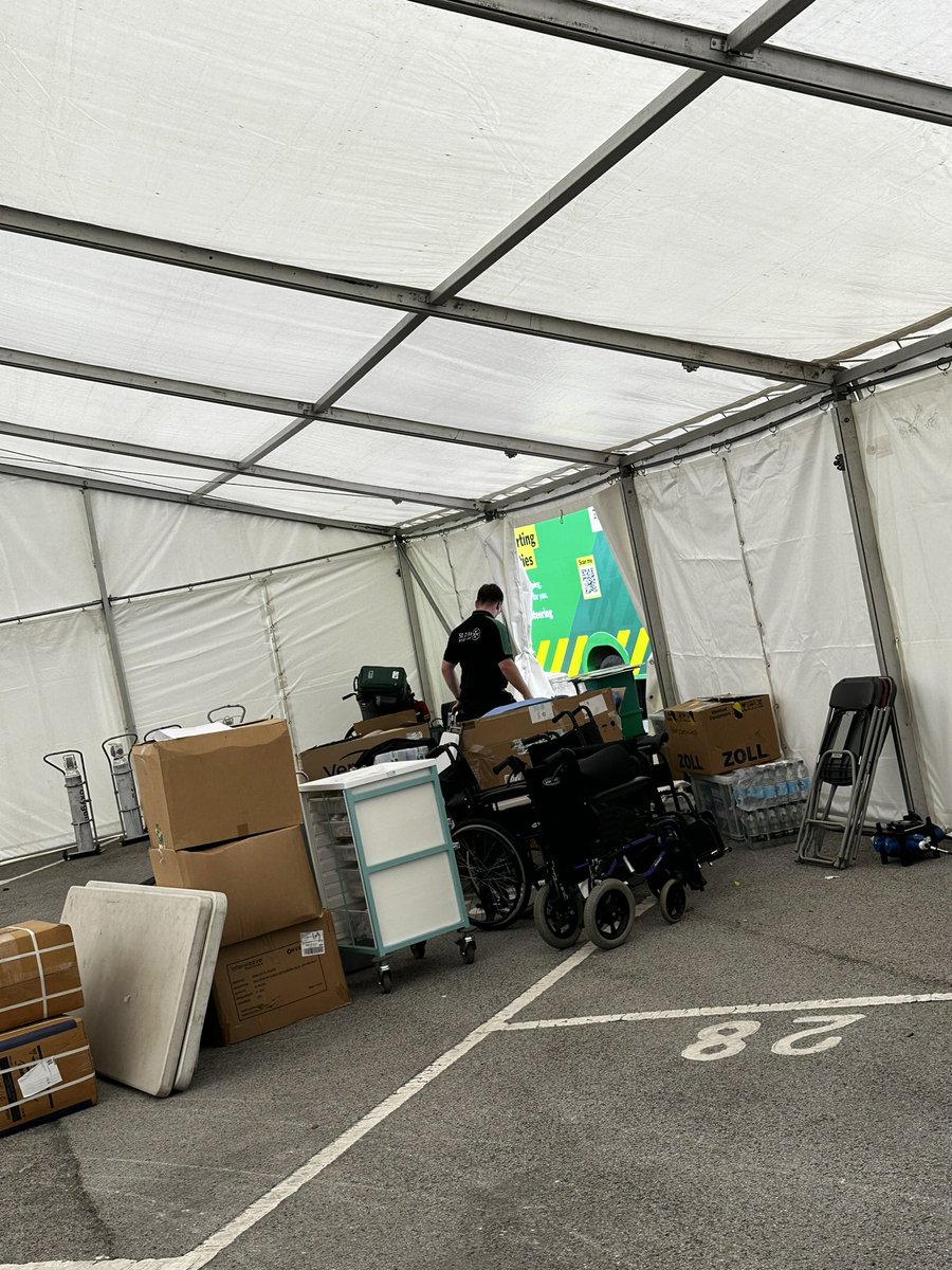 GmLogisticsTeam's tweet photo. Treatment centre complete. Manchester pride is a go. https://t.co/ahaFdosItf
