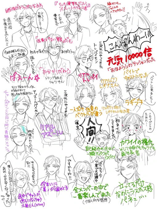 挨拶の個人的感想
殴り書きで申し訳ない

#ツイステフェス 
#twstファンアート 