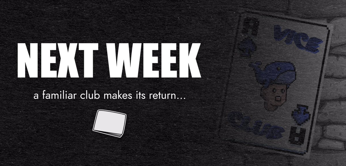 Flunks_HotGoss's tweet image. Happy Friday #FlunkFam!😃 The weekend is fast approaching so let’s start the day off with a sneak peek at what we have prepared for the next Scuttlebutt giveaway!🫣 We will be resurrecting a familiar club…#ViceClub!🃏Have a great day and an even better weekend!! #LetsFlunkingGo