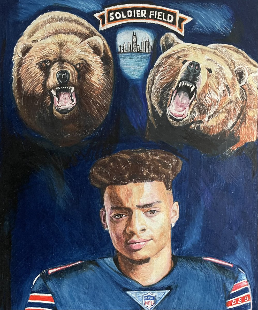 AWrighter247's tweet photo. @justnfields @DaveShetskyArt Let’s Go BEARS!!! https://t.co/hHNB178QO0