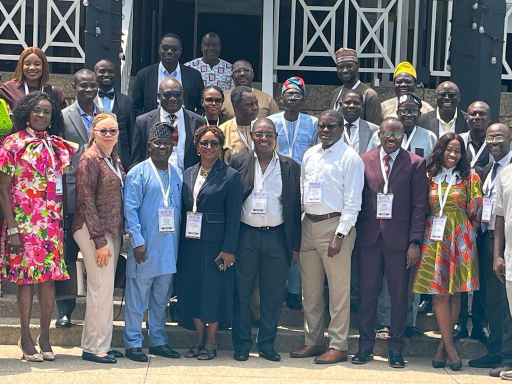 Participants from Nigeria at the 2nd @AfricaHPBCC Conference in Accra, Ghana. Gastroenterologists, surgeons, pathologists, trainees, patient advocates and more. #AHPBCC2023 #GlobalHealth