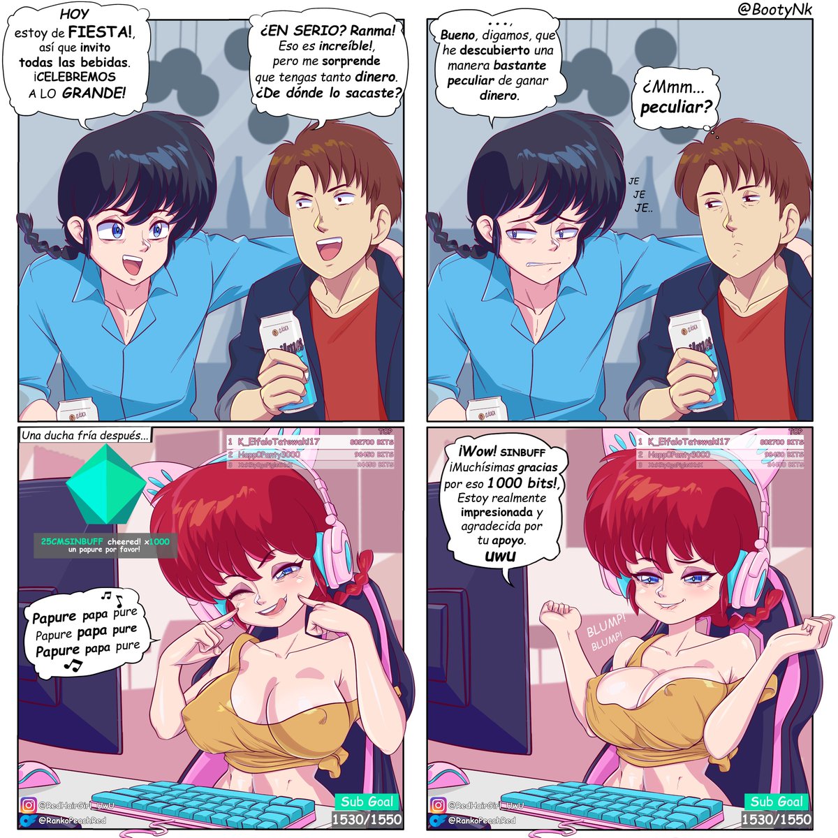 BootyNk's tweet photo. Ranma ½ viviendo en 2023 😂#waifu #anime #ranma #comic #humor https://t.co/3GK9sn43Y0