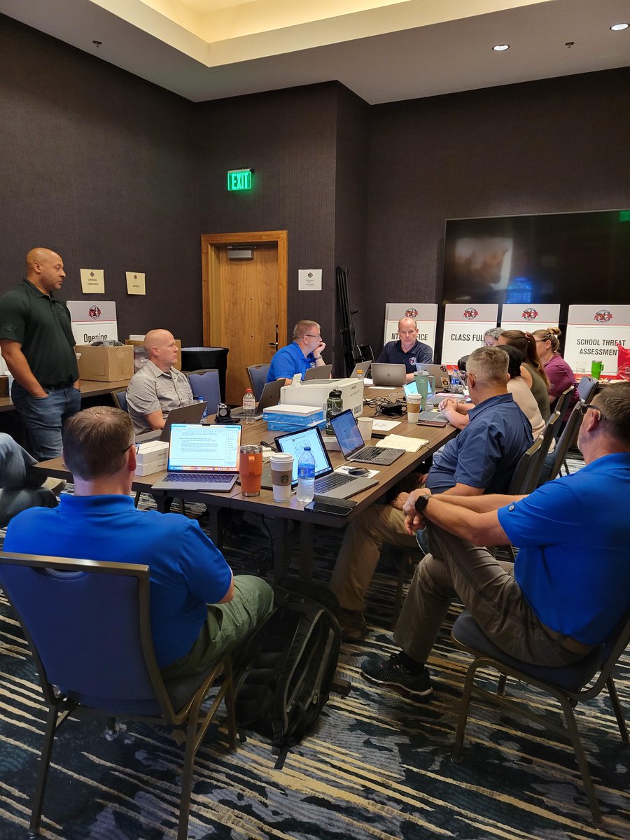NTOAHQ's tweet photo. The NTOA staff met today to go over logistics.  We are gearing up for a busy and exciting week at our annual conference in Aurora, CO!

Look forward to seeing everyone!

#ntoa2023 #leops #40years #rocktherockies https://t.co/RTzcCUXU9d