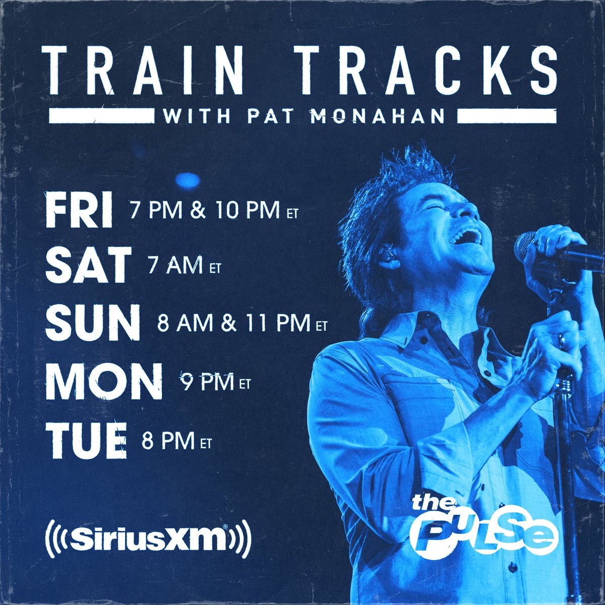 train's tweet photo. A new week with a lot of new hot tracks 🔥 Turn the radio up to hear some @mileycyrus, @brittymusic, @walkofftheearth, @skrizzlyadams + more on Train Tracks! https://t.co/zrnLrtYbZF