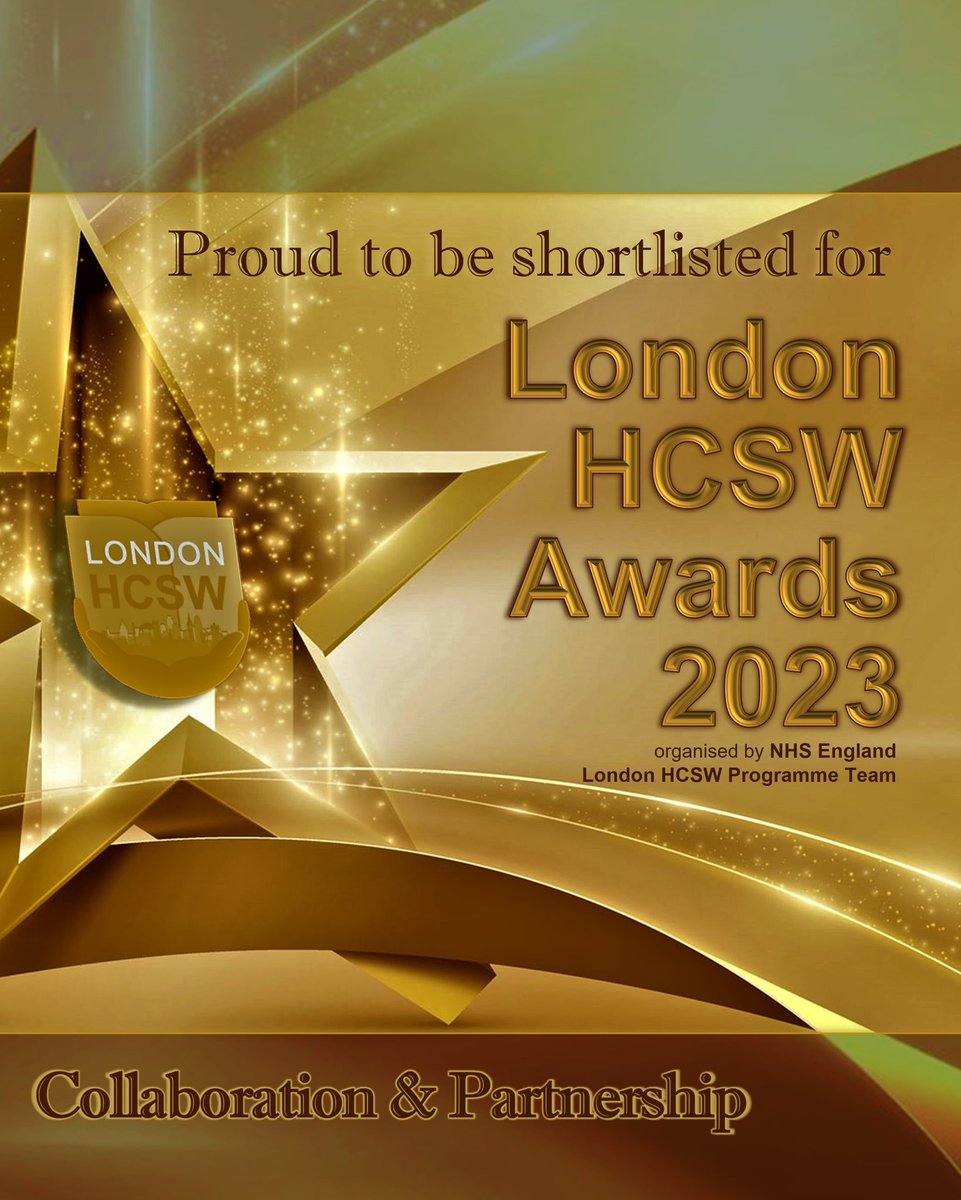 @oxleasNHS in collaboration with @Mindworks. shortlisted for the amazing, Up Skilling the unregistered workforce program. We are ecstatic that this project has been recognised. Looking forward to attending on the 17th October @LondonHCSW Awards and Celebration 2023.