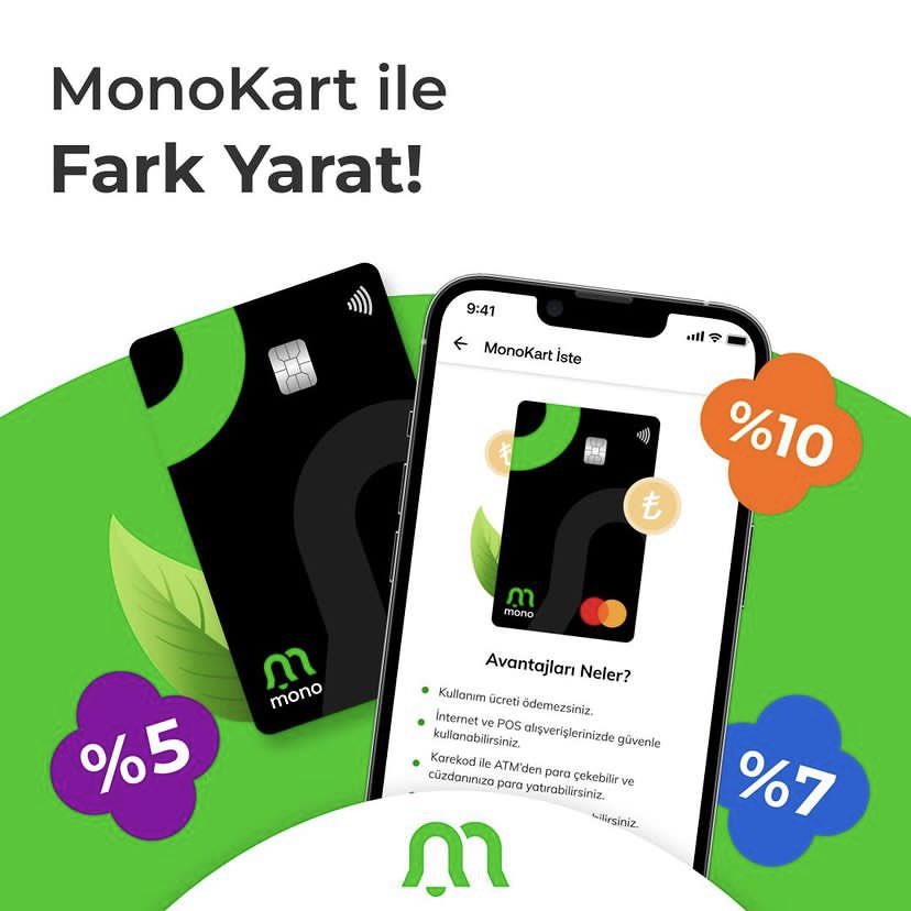 Geri dönüştürülmüş malzemelerden üretilen farklı, akıllı ve çevreci MonoKart şimdi seninle! 🤩 Alışverişlerinde bol bol nakit iade kazandıran, ömür boyu ücretsiz MonoKart avantajlarından faydalanmak için şimdi fiziksel kartını iste! 💳

Bilgi İçin👇🏻
🔗 fnb.mn/monokart