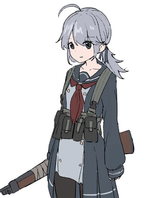 武装JKとかもそう。これも現実逃避の一種です。確かに現実ではあり得ない組み合わせだし、戦いに不向きな格好かもしれない。だがそこにギャップというか、夢があるわけです。勿論、現実のフル装備兵も、実在のメカもイイものです。現実も非現実も互いに干渉し合わず、棲み分けするのが理想ですなぁ 