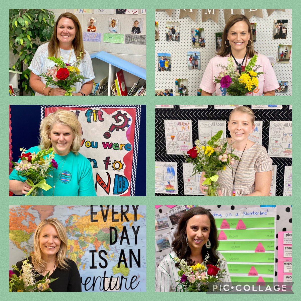 We are excited to announce our ‘23-24 Top 6 Teachers of the Year! Congratulations Ms. Bui, Mrs. Greer, Mrs. Carlee, Mrs. Jarvis, Mrs. Breiner, &amp; Mrs. Joyner. We truly have the #bestofthebest here at Dove Creek! 💚🤍 <a href="/oconeecoschools/">Oconee County Schools</a>
