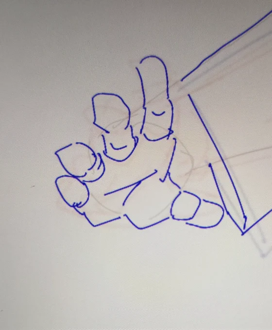 あと手はラフの方がきれいに描けてた(余談) 