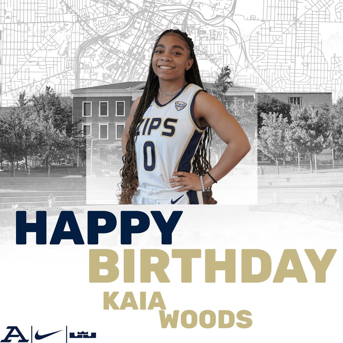 🚨 BIRTHDAY ALERT!🚨

Join us in wishing junior guard, Kaia Woods, a Happy Birthday!  Give her a follow and show her some serious birthday love today! 

#AkronWBB 🦘