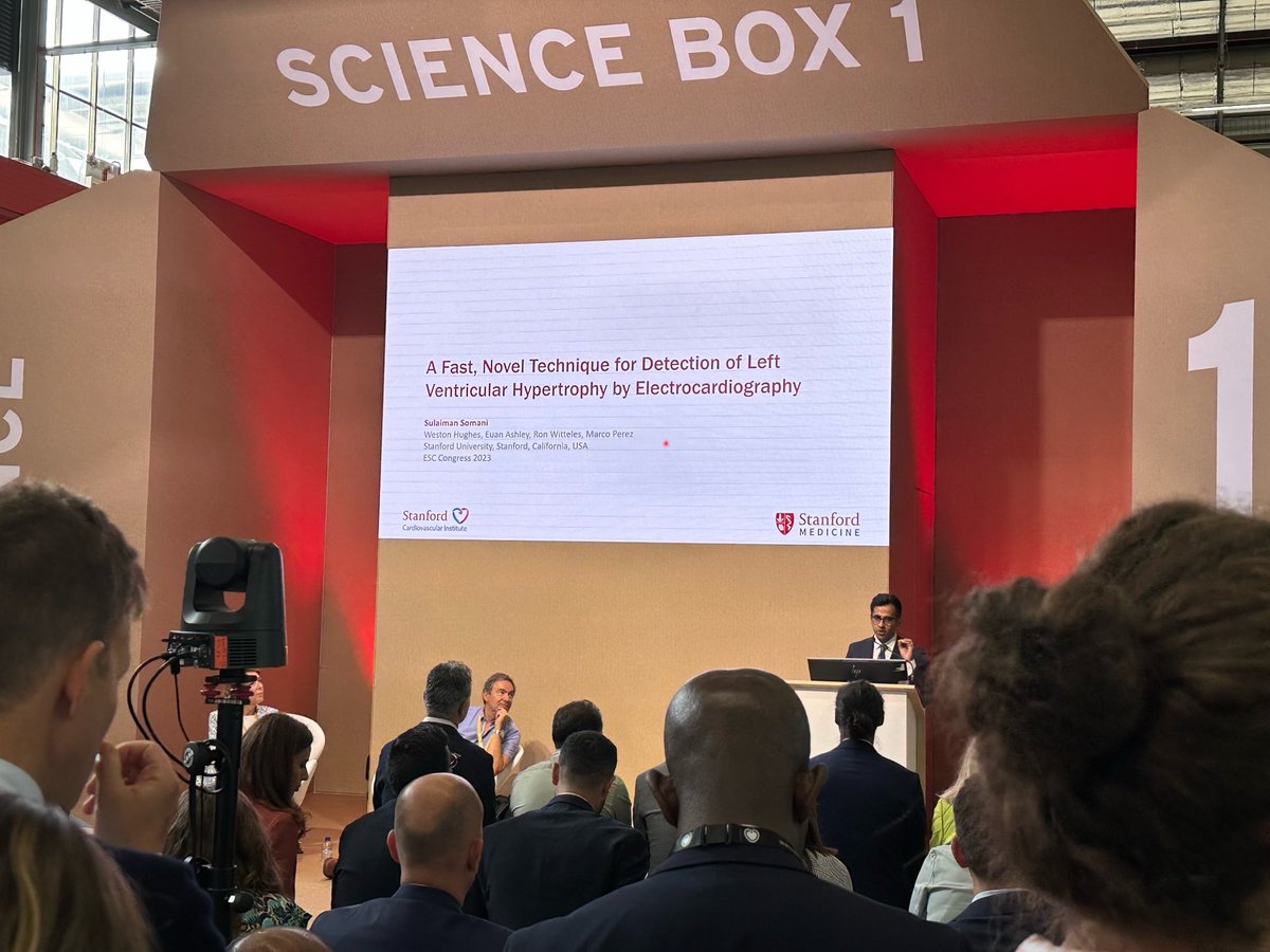 Ronald Witteles (@ron_witteles) on Twitter photo (1/2) Huge congrats to the AMAZING #SulaimanSomani, <a href="/StanfordMedRes/">StanfordMedRes</a> PGY-3 and future <a href="/StanfordChiefs/">Stanford Internal Medicine Chiefs</a>, on his #ESCCongress presentation validating the “W-S” method for #LVH detection on the ECG. The beauty is in its simplicity — QRS complexes running into one another!  😮😮😮 (1/2) Huge congrats to the AMAZING #SulaimanSomani, <a href="/StanfordMedRes/">StanfordMedRes</a> PGY-3 and future <a href="/StanfordChiefs/">Stanford Internal Medicine Chiefs</a>, on his #ESCCongress presentation validating the “W-S” method for #LVH detection on the ECG. The beauty is in its simplicity — QRS complexes running into one another!  😮😮😮