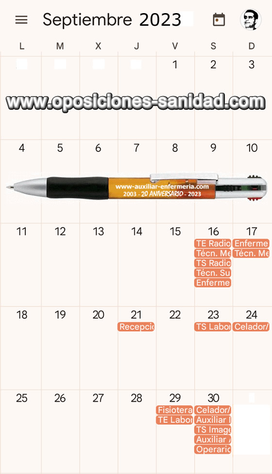 Calendario de Exámenes Oposiciones Sanitarias para SEPTIEMBRE 2023 + Test Online de Preparación... F4YvlFtWsAA-tWu?format=jpg&name=medium