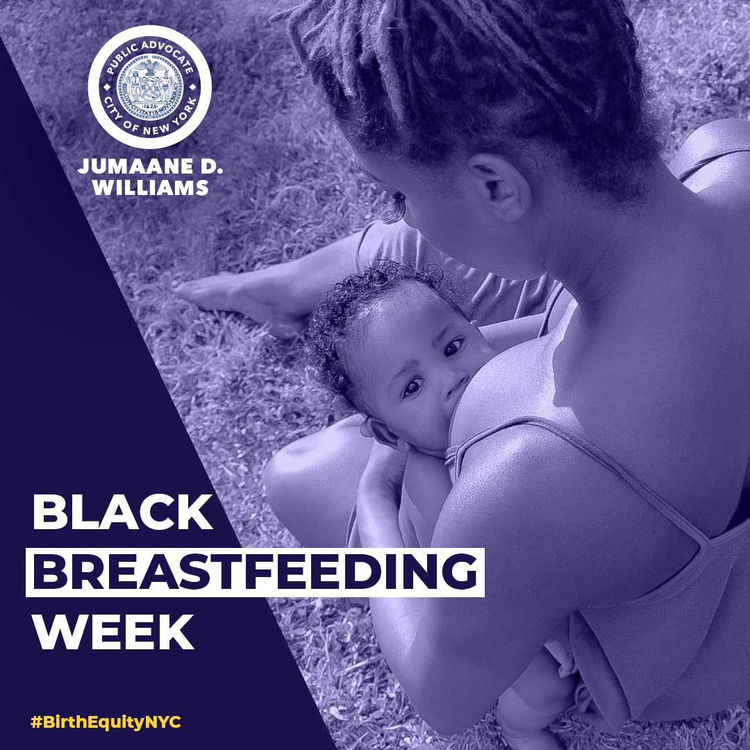 Happy Black Breastfeeding Week ✨

2023's theme, Celebrating Connection & Our Communities, resonates with the collective nature of the work to support all birthing people, including by expanding breastfeeding & chestfeeding support.

#BBW23 #BirthEquityNYC #BlackBreastfeedingWeek