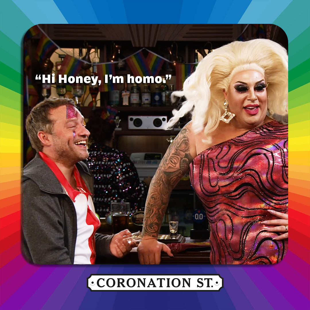 Happy Pride 🏳️‍🌈 #Corrie #Pride