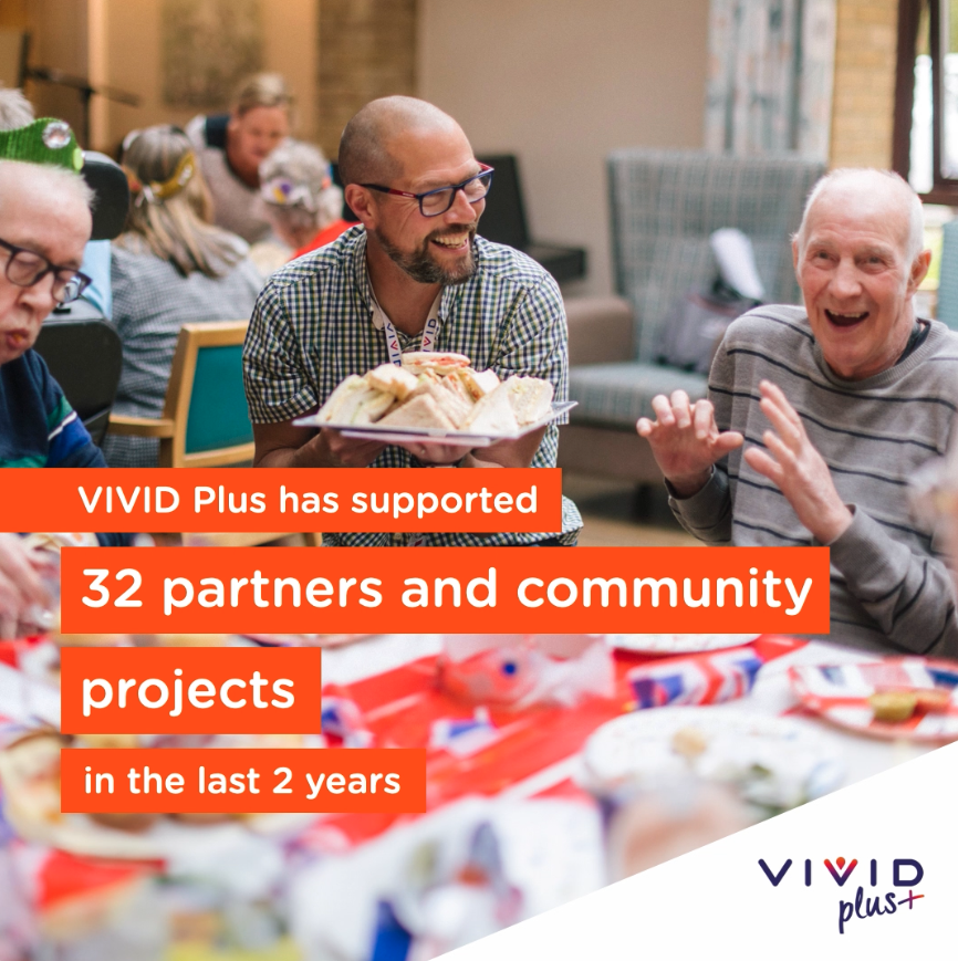 WeAreVIVIDhomes's tweet photo. It’s been two years since we launched VIVID Plus, our charitable arm, set up to help communities thrive. Much work has been done including supporting partners and community projects.  We'll share more examples over the next few weeks. #GivingBack https://t.co/4DSY5AIByy
