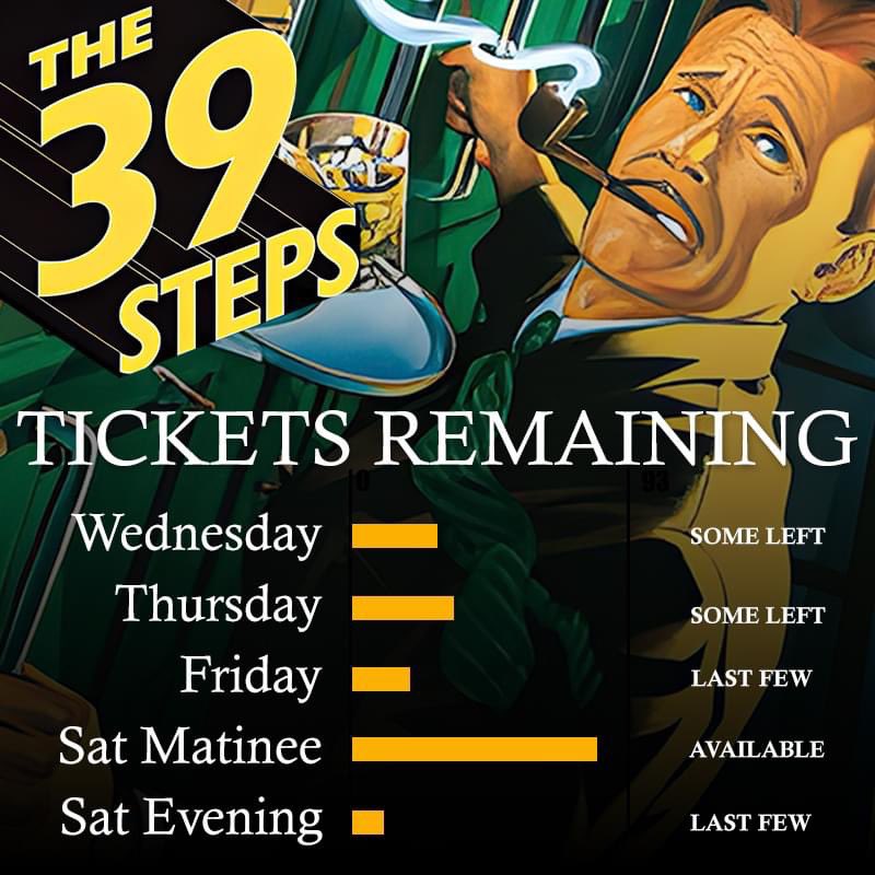 Ticket Update 🚂  Join us for this Comedy Spy-Thriller Riot here in Stone in just under 2 weeks time. 📣

Tickets only £14 and available at stonerevellers.org.uk