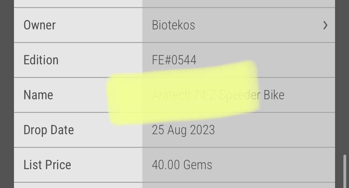 ⁦<a href="/veve_official/">VeVe | Digital Collectibles</a>⁩ ⁦<a href="/starwars/">Star Wars</a>⁩ thanks Veve - Special mint #georglucasbirthdate