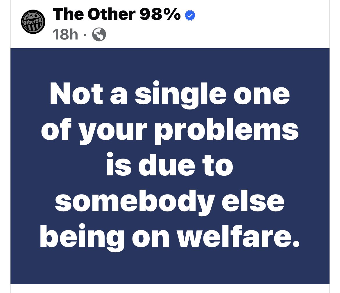 GodlessTwat's tweet photo. Just a friendly reminder that other struggling people are not the enemy. #EatTheRich #MoneyHoardingIsUnethical #TaxThem https://t.co/by6bipbwts