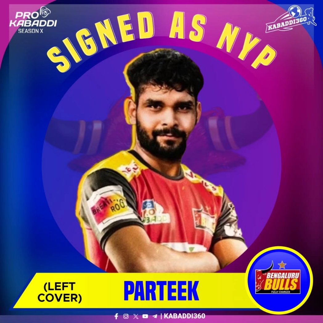 Kabaddi_360's tweet photo. New Young Players of Bengaluru bulls as they added 1 raider & 3 defenders in a team
.
.
.
#adityapowar #akshitdhull
#parteek # arlunathababu
#bengalurubulls
#pklseason10
#Prokabaddi
#Kabaddi360 https://t.co/BTgRLUW5sX