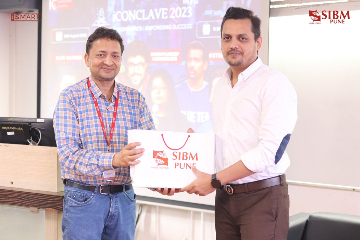 SIBMPune's tweet photo. This unique opportunity proved exceptionally beneficial to the budding entrepreneurs. SIBM Pune extends its heartfelt gratitude to all the guests for gracing the event with their presence and sharing their invaluable insights.
#SIBMPune #IConclave #Innovation #Entrepreneurship https://t.co/VqIlSCV9VB