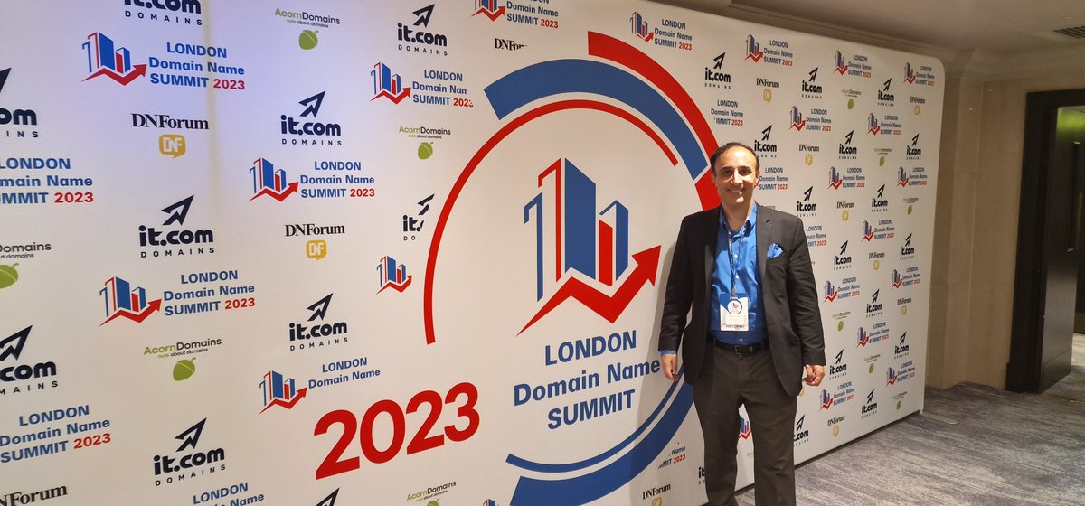NadeemAzam's tweet photo. I had a brilliant time this week at London Domain Names Summit 2023.
Here are four of my photo highlights from the conference!
#LondonDomainNameSummit #LondonDomainNames #LondonDomains #DomainNamesSummit #BuyDomains https://t.co/YswGHVu3AL
