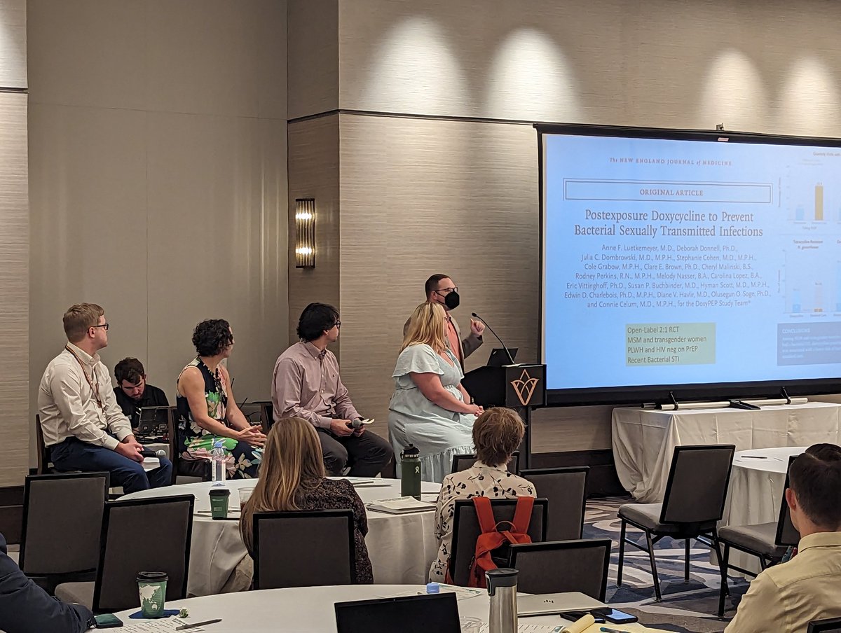 Learning about Hot Topics in STIs with @OOMattG @libbyvangerwen and #JodieDionne and facilitated by ID fellows @mdprados711 and @KahnMauricio. #IDTwitter