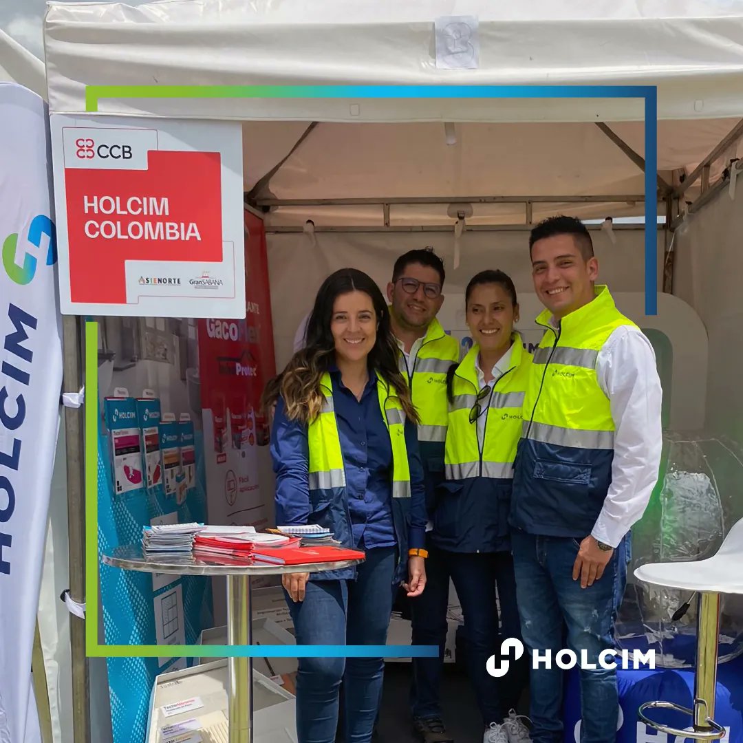 HOLCIMColombia1's tweet image. Holcim presente en la ‘Primera Feria Industrial de la Sabana Norte’, organizada por @camaracomerbog, en la que compartimos una muestra del portafolio elaborado en nuestra #PlantaTecnologíasQuímicasTocancipá para la construcción. 

#ConstruyendoProgreso #innovación  #Tocancipá