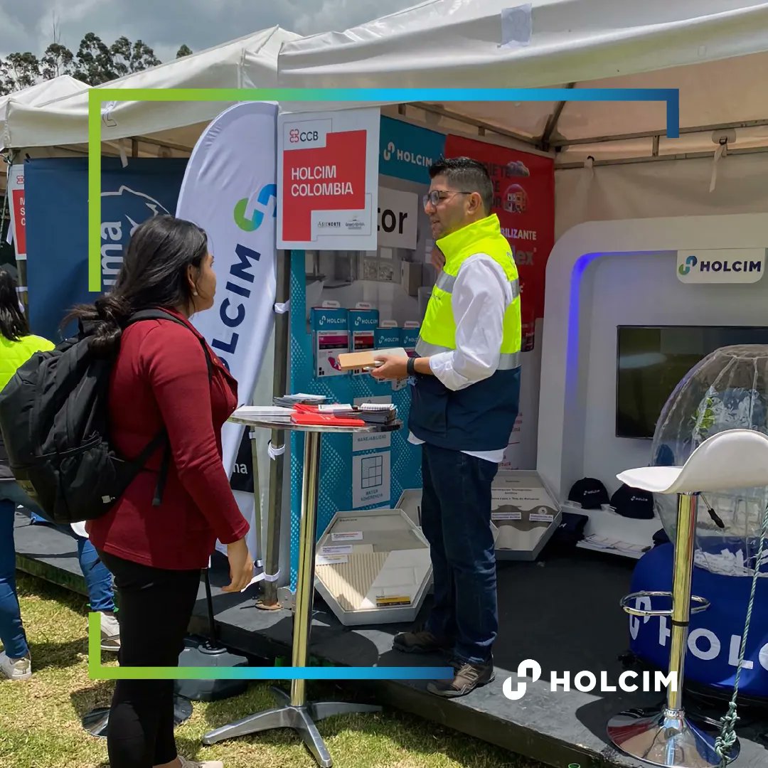 HOLCIMColombia1's tweet image. Holcim presente en la ‘Primera Feria Industrial de la Sabana Norte’, organizada por @camaracomerbog, en la que compartimos una muestra del portafolio elaborado en nuestra #PlantaTecnologíasQuímicasTocancipá para la construcción. 

#ConstruyendoProgreso #innovación  #Tocancipá