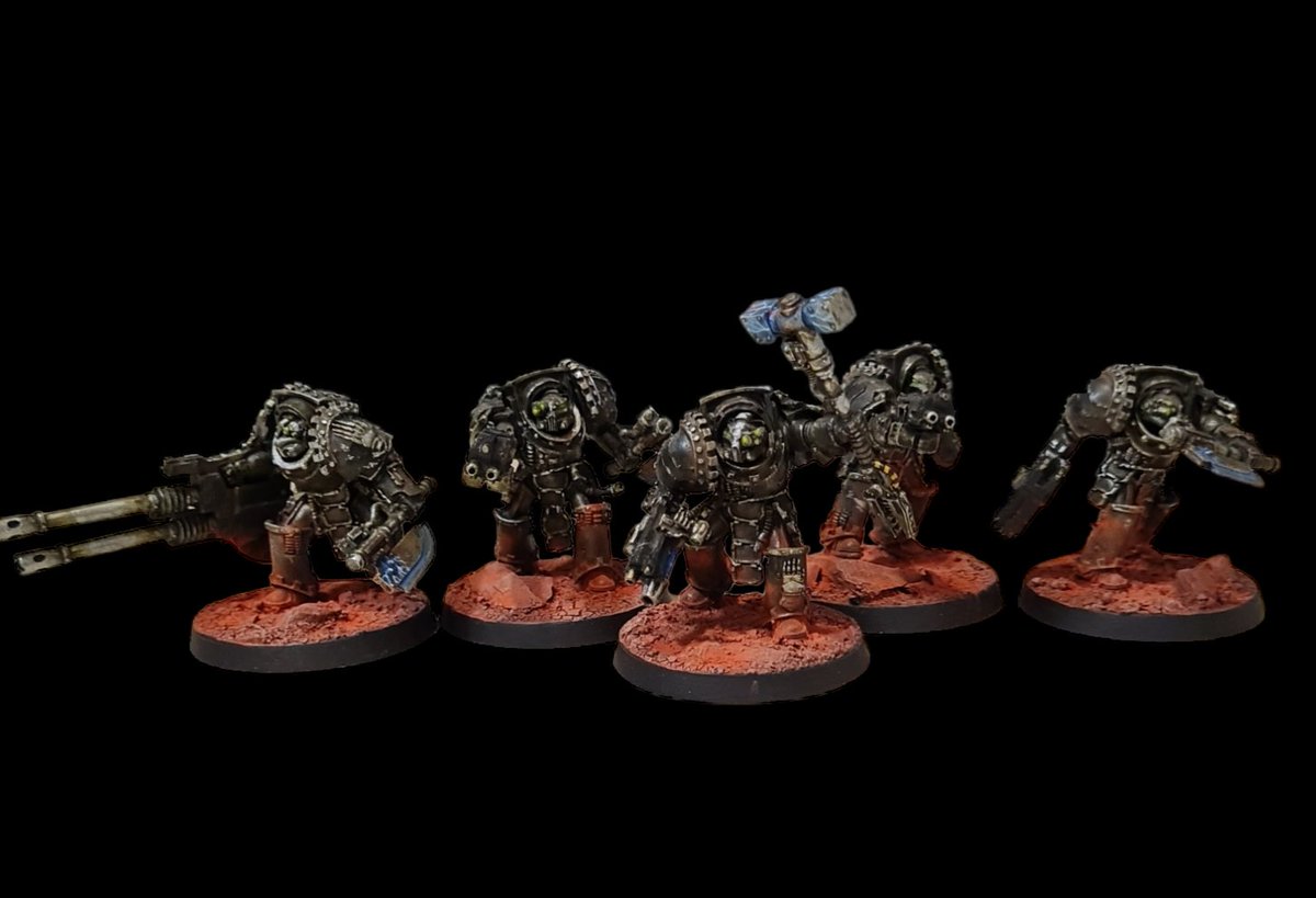 Dad_Hammer40k's tweet photo. Just some filthy Gorgon terminators for your Saturday morning.
#warhammer #WarhammerComunity #warhammer30k #horusheresy #30k #ironhands https://t.co/aV9FLcMK0J