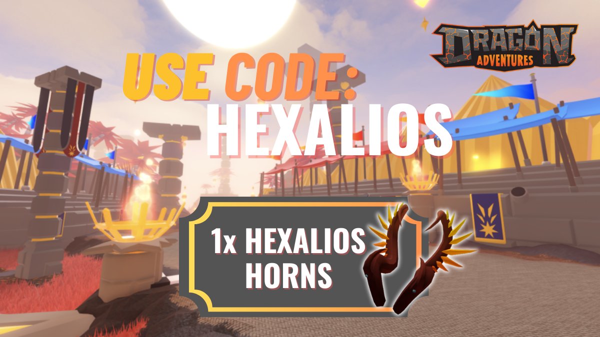 Sonar Studios on X: One more code! Use code HEXALIOS to get the Hexalios  Horns dragon accessory! 🐉 Week 2 of the Solstice Event has begun! The  first 5,000 players to hatch