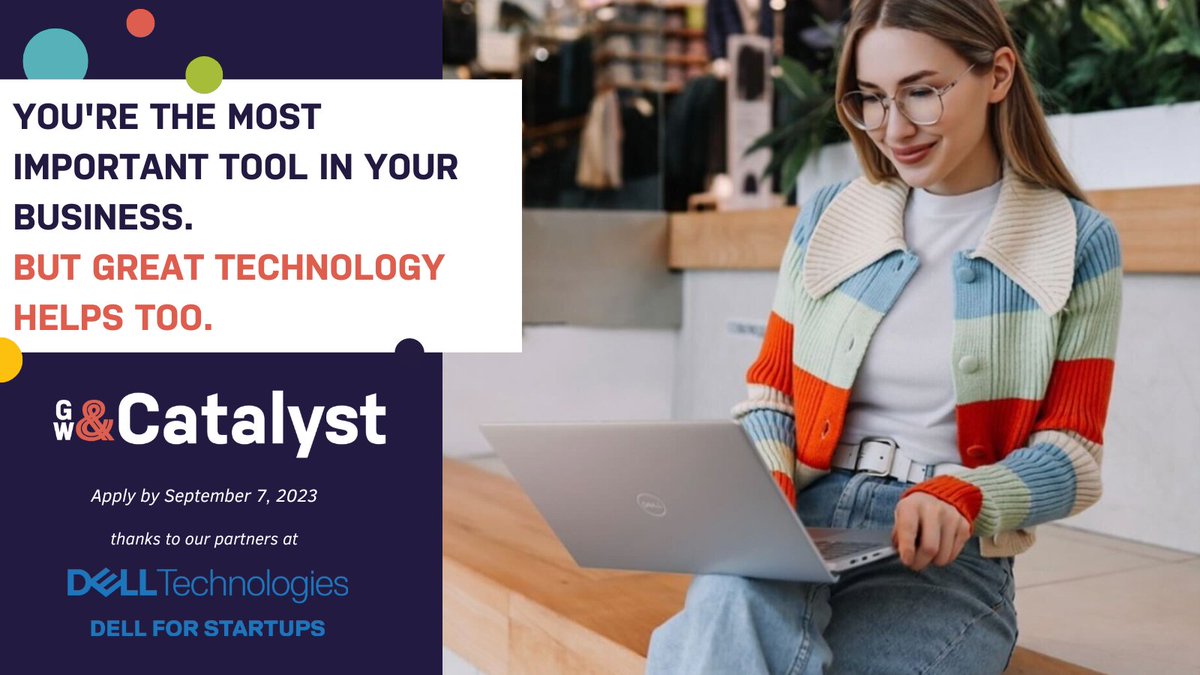GIVEAWAY ALERT! 🚨#Catalyst apps close 9/7 for early-stage underrepresented founders. <a href="/Dell/">Dell</a> for Startups is helping us celebrate with an AMAZING giveaway. Enter to win a brand new Dell Latitude 3540 Laptop. To enter, retweet this post &amp; follow us 👉<a href="/grahamandwalker/">Graham & Walker</a>