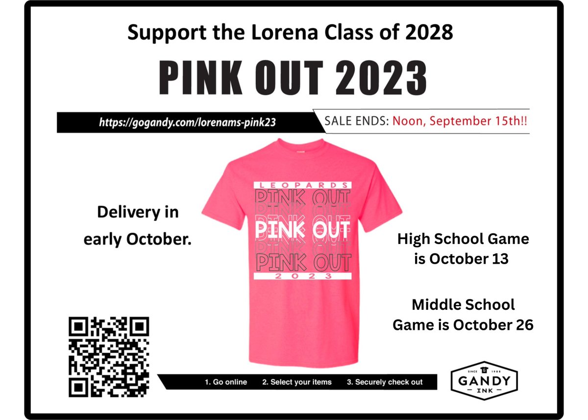 Don't forget to order your Pink out Shirts. 

gogandy.com/lorenams-pink23