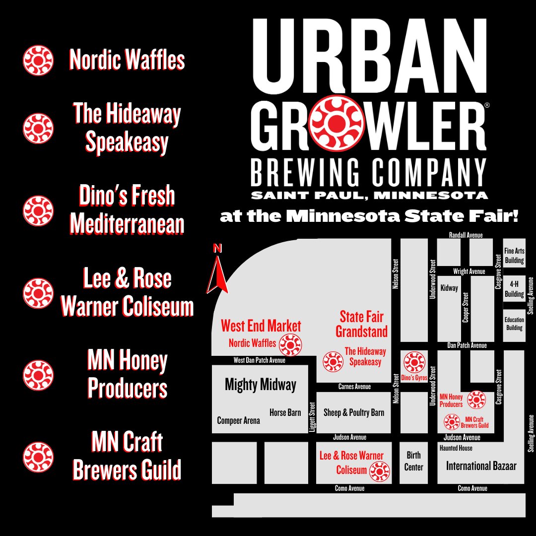 Find us at the fair! We're all over with perfectly refreshing drinks for you!