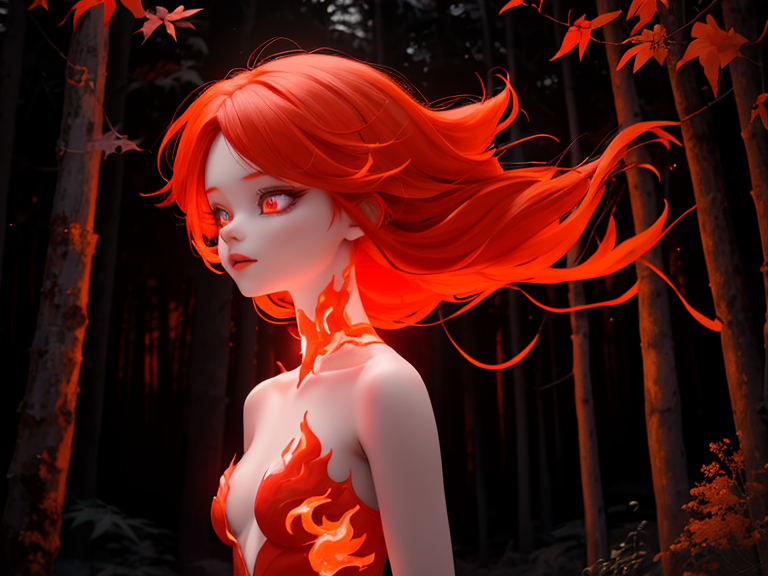 MoonShoesMel's tweet photo. @dezentral1 Fiara, the flame spirit https://t.co/UYhyvi7D2N