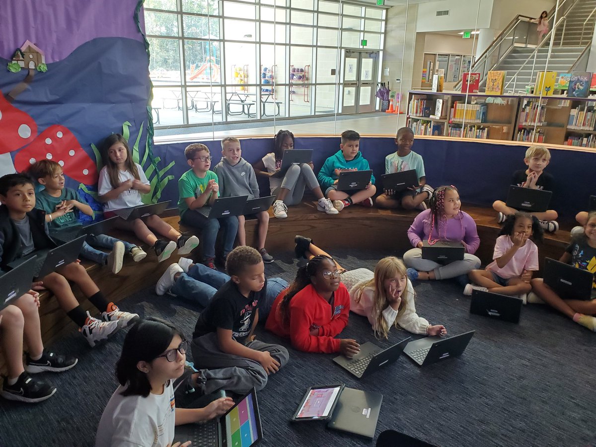 This week in Library our 3rd, 4th, and 5th graders learned how to use their Destiny Discover accounts. They loved seeing all of the books, ebooks, and audiobooks available to them! At the end of our lesson they even had some time for a library expectations Kahoot! <a href="/WISDLagway/">Lagway Elementary</a>